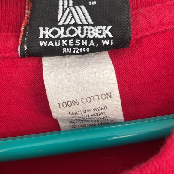 Vintage Harley Davidson Tee T-shirt Red 2004 Premont, Quebec Size Large - Picture 7 of 7